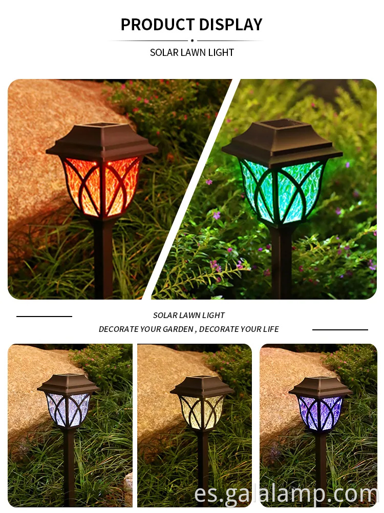 Luces LED solares de ahorro de energía brillante para patios